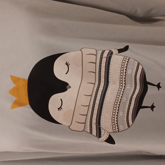 4/$40 Blue Penguin Pajama Set - Size Large - Picture 4 of 9